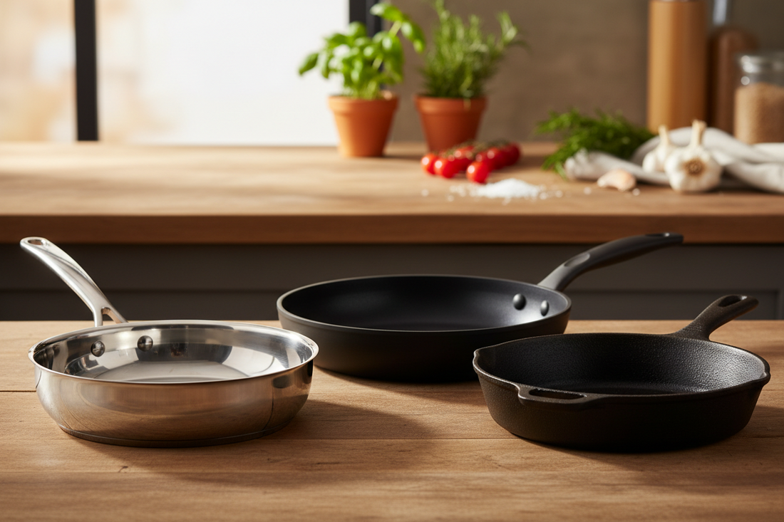 How to Choose High-Quality Cookware: Stainless Steel vs. Nonstick vs. Cast Iron