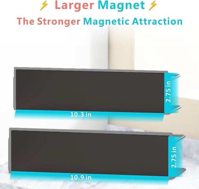 Magnetic Spice Rack For Refrigerator, Space Saving Magnetic Shelf For Fridge - Image 7