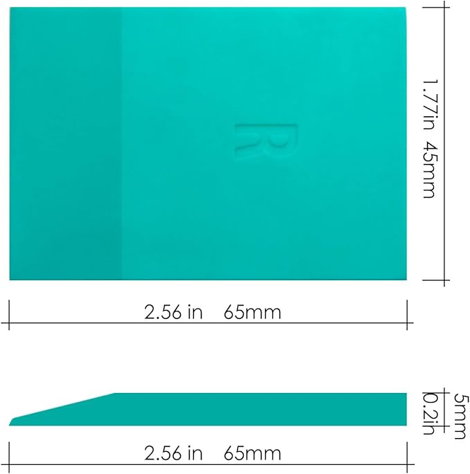 6 Pieces Screen Printing Squeegee Mini Squeegees Set, Self Adhesive Screen - Image 3