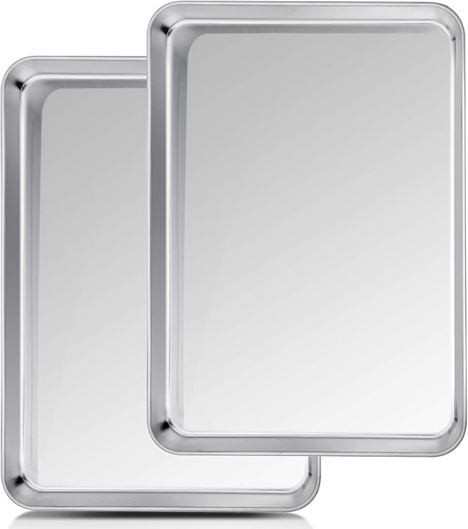 TeamFar Baking Sheet, 20’’×14’’×1’’, Cookie Sheet Half Sheet Baking Pans by TeamFar