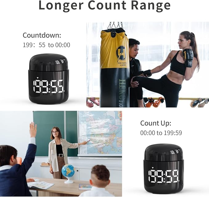 Digital Kitchen Timer, Countdown Countup Timer - Image 4