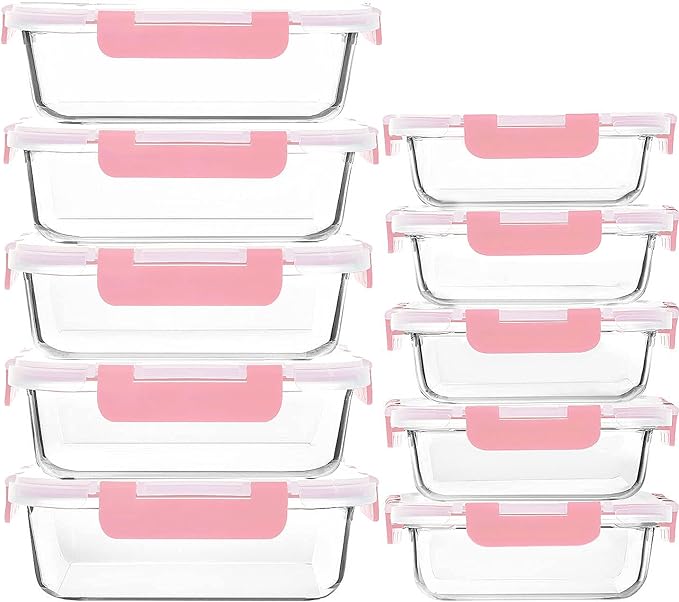 M MCIRCO [10-Pack Meal Prep Containers by MMCIRCO