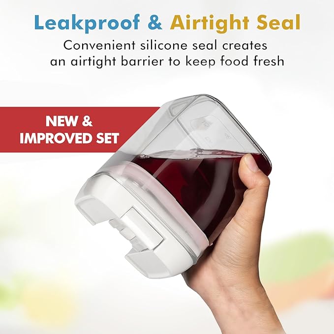 Shazo 9 PC Airtight Food Storage Containers - Image 2