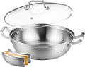 Delarlo Tri-Ply Stainless Steel 12 inch Everyday Pan by DELARLOCOOKWARE