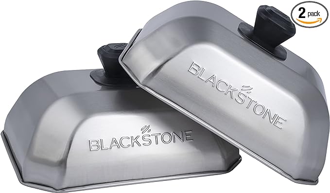 Blackstone 5207 Rectangle Basting Cover Small 2-Pack Griddle Accessories by Blackstone