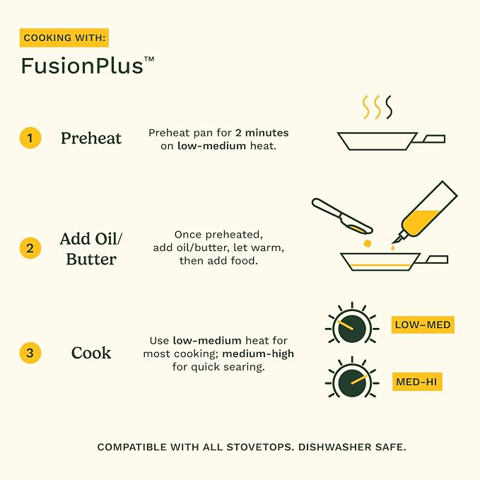 Cuisinart FusionPlus Hybrid Stainless Steel Cookware, 12-Inch Everyday Pan - Image 9