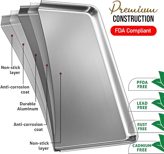 Eatex Aluminum Baking Sheet Set - Image 3