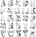 2 Inch Alphabet Cookie Cutter Set by Xzhloym