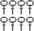 Metal Bottle Opener Kits 8 Pack Blank Stainless Steel Bottle Opener Insert Kits by Ohiyoo