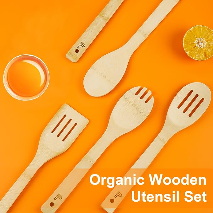 5 Piece Wooden Spoons - Image 6