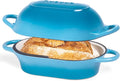 Dutch Oven For Sourdough Bread Baking – Enamelled Cast Iron Bread Loaf Pot – by Nuovva