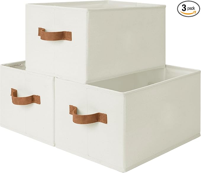 StorageWorks Closet Organizers and Storage Bins, Foldable Shelf Baskets by StorageWorks
