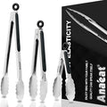 Anaeat Premium Kitchen Locking Tong Set of 3 by Anaeat