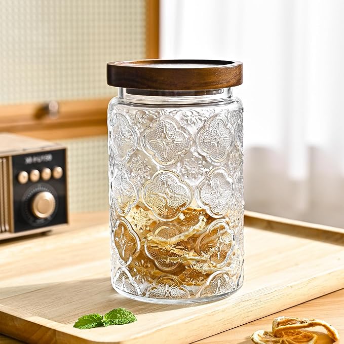 Adodeen 24oz Vintage Glass Jar - Image 6