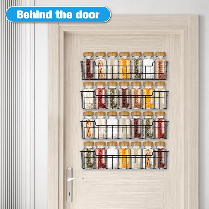 Spice Rack Organizer Wall Mount, Spice Organization Storage Shelf - Image 6