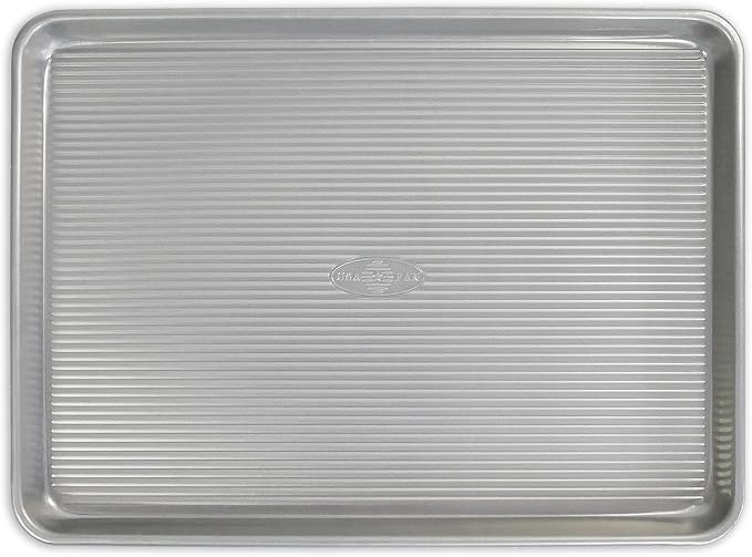 USA Pan Bakeware Nonstick Half Sheet Pan, Baking Sheet, Aluminized Steel by USAPan