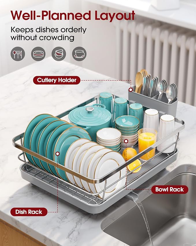 Sakugi Stainless Steel Dish Drying Rack - Image 3